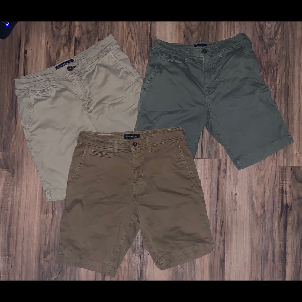 (3) Pair of American Eagle Shorts size 30